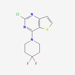 2-Chloro-4-(4,4-difluoropiperidin-1-yl)thieno[3,2-d]pyrimidine