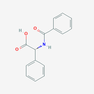 molecular formula C15H13NO3 B081617 (R)-2-Benzamido-2-phenylacetic acid CAS No. 10419-67-7