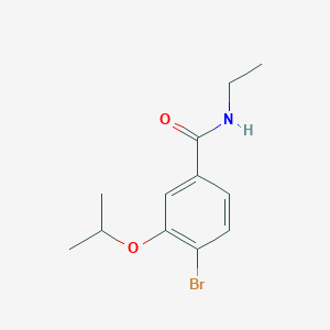 4-Bromo-N-ethyl-3-isopropoxybenzamide