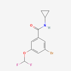 3-Bromo-N-cyclopropyl-5-(difluoromethoxy)benzamide