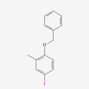 molecular formula C14H13IO B8161955 1-(Benzyloxy)-4-iodo-2-methylbenzene 