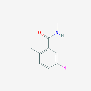 molecular formula C9H10INO B8162030 5-Iodo-N,2-dimethylbenzamide 