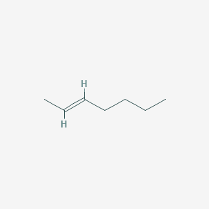 molecular formula C7H14 B081623 trans-2-Heptene CAS No. 14686-13-6