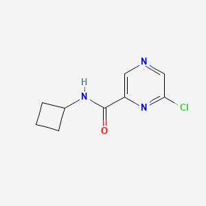 molecular formula C9H10ClN3O B8162336 6-Chloro-pyrazine-2-carboxylic acid cyclobutylamide 