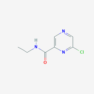 molecular formula C7H8ClN3O B8162354 6-Chloro-pyrazine-2-carboxylic acid ethylamide 