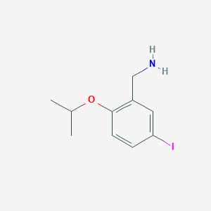 (5-Iodo-2-isopropoxyphenyl)methanamine