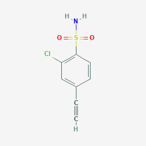 2-Chloro-4-ethynyl-benzenesulfonamide