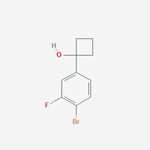 1-(4-Bromo-3-fluorophenyl)cyclobutanol