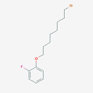 molecular formula C14H20BrFO B8162614 1-((8-Bromooctyl)oxy)-2-fluorobenzene 
