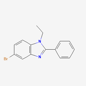 5-Bromo-1-ethyl-2-phenyl-1H-benzo[d]imidazole