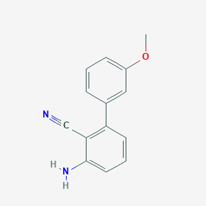 3-Amino-3'-methoxy-[1,1'-biphenyl]-2-carbonitrile