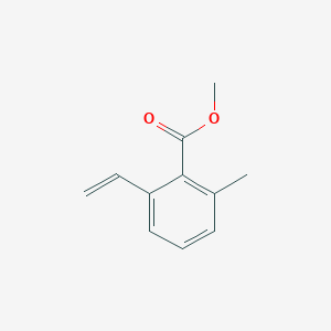 molecular formula C11H12O2 B8162866 Methyl 2-methyl-6-vinylbenzoate 