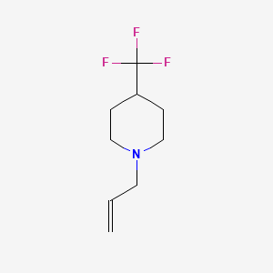 molecular formula C9H14F3N B8162946 1-Allyl-4-(trifluoromethyl)piperidine 