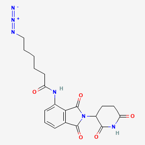 6-Azido-N-(2-(2,6-dioxopiperidin-3-yl)-1,3-dioxoisoindolin-4-yl)hexanamide