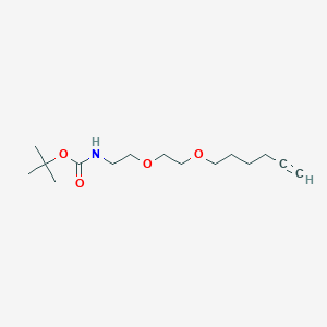 tert-Butyl (2-(2-(hex-5-yn-1-yloxy)ethoxy)ethyl)carbamate