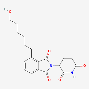 2-(2,6-Dioxopiperidin-3-yl)-4-(6-hydroxyhexyl)isoindoline-1,3-dione