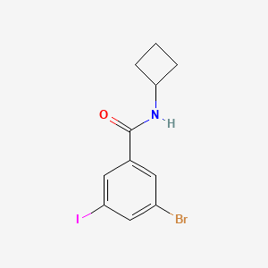 3-Bromo-N-cyclobutyl-5-iodobenzamide