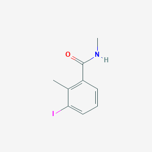 molecular formula C9H10INO B8163312 3-Iodo-N,2-dimethylbenzamide 