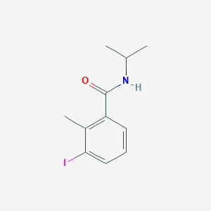 molecular formula C11H14INO B8163321 3-Iodo-N-isopropyl-2-methylbenzamide 