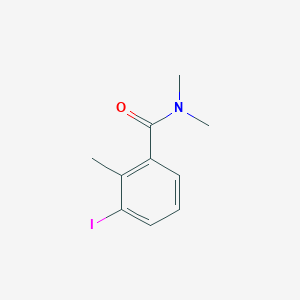 molecular formula C10H12INO B8163352 3-iodo-N,N,2-trimethylbenzamide 