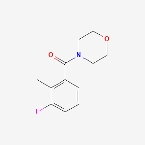 molecular formula C12H14INO2 B8163368 (3-Iodo-2-methylphenyl)(morpholino)methanone 