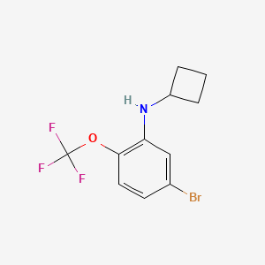 5-Bromo-N-cyclobutyl-2-(trifluoromethoxy)aniline