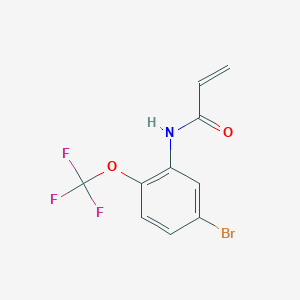 N-(5-bromo-2-(trifluoromethoxy)phenyl)acrylamide