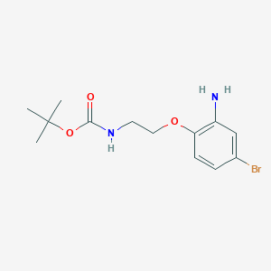 tert-Butyl (2-(2-amino-4-bromophenoxy)ethyl)carbamate
