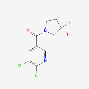 (5,6-Dichloropyridin-3-yl)(3,3-difluoropyrrolidin-1-yl)methanone