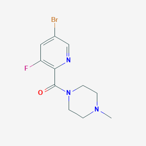 (5-Bromo-3-fluoropyridin-2-yl)(4-methylpiperazin-1-yl)methanone