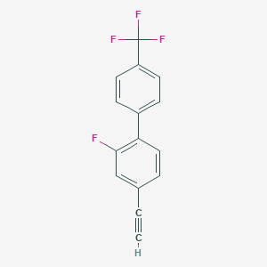 4-Ethynyl-2-fluoro-4'-(trifluoromethyl)-1,1'-biphenyl