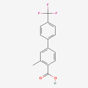 3-Methyl-4'-(trifluoromethyl)-[1,1'-biphenyl]-4-carboxylic acid
