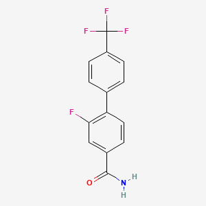 2-Fluoro-4'-(trifluoromethyl)-[1,1'-biphenyl]-4-carboxamide