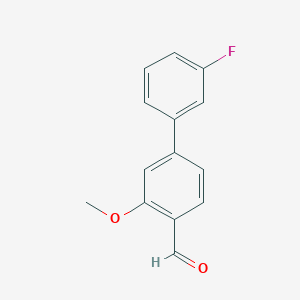 3'-Fluoro-3-methoxy-[1,1'-biphenyl]-4-carbaldehyde
