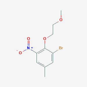 1-Bromo-2-(2-methoxyethoxy)-5-methyl-3-nitrobenzene