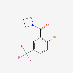 Azetidin-1-yl(2-bromo-5-(trifluoromethyl)phenyl)methanone