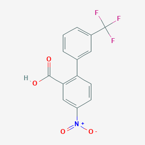 4-Nitro-3'-(trifluoromethyl)biphenyl-2-carboxylic acid