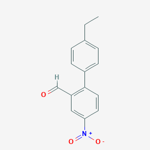 4'-Ethyl-4-nitro-[1,1'-biphenyl]-2-carbaldehyde