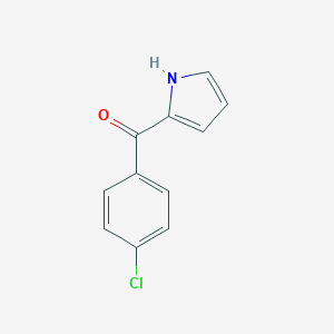 molecular formula C11H8ClNO B081640 (4-chlorophenyl)(1H-pyrrol-2-yl)methanone CAS No. 13169-71-6