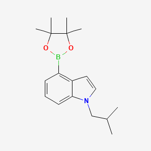1-Isobutyl-4-(4,4,5,5-tetramethyl-1,3,2-dioxaborolan-2-yl)-1H-indole