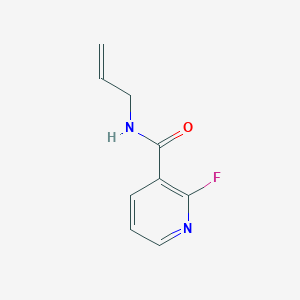 molecular formula C9H9FN2O B8164240 2-Fluoro-N-(prop-2-en-1-yl)pyridine-3-carboxamide 
