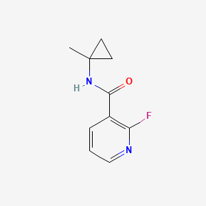 molecular formula C10H11FN2O B8164257 2-Fluoro-N-(1-methylcyclopropyl)pyridine-3-carboxamide 