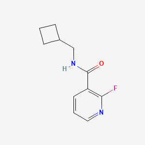 molecular formula C11H13FN2O B8164277 N-(cyclobutylmethyl)-2-fluoropyridine-3-carboxamide 