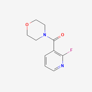 molecular formula C10H11FN2O2 B8164301 (2-Fluoropyridin-3-yl)(morpholino)methanone 