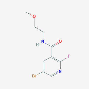 5-Bromo-2-fluoro-N-(2-methoxyethyl)nicotinamide