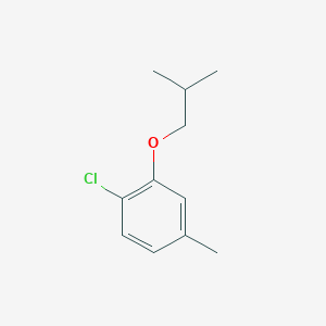 molecular formula C11H15ClO B8164407 2-Chloro-5-methylphenol, 2-methylpropyl ether 