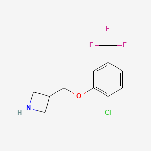 3-((2-Chloro-5-(trifluoromethyl)phenoxy)methyl)azetidine