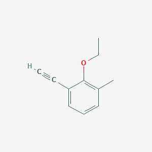 molecular formula C11H12O B8164499 2-Ethoxy-1-ethynyl-3-methylbenzene 