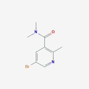 molecular formula C9H11BrN2O B8164642 5-Bromo-N,N,2-trimethylnicotinamide 
