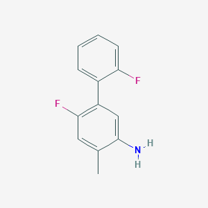 molecular formula C13H11F2N B8164784 2',6-Difluoro-4-methyl-[1,1'-biphenyl]-3-amine 